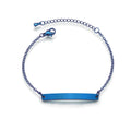 Ladies Bracelet Stainless Steel Bracelet With Lettering Curve