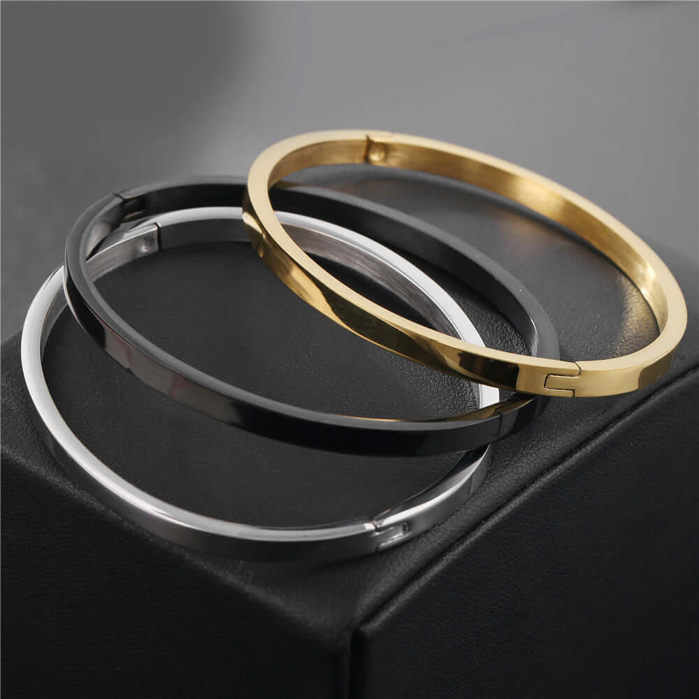 Simple Fashion Personality Glossy Bracelet For Men