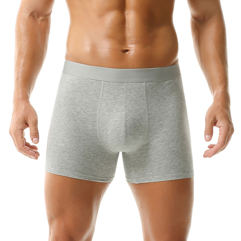Mens Breathable Cotton Boxer Briefs Plus Size All-Season Intimates