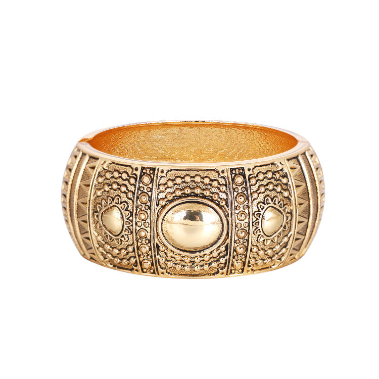 Drum-shaped Bracelet Ladies Niche Design Totem Bracelet