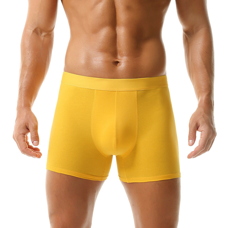 Mens Breathable Cotton Boxer Briefs Plus Size All-Season Intimates