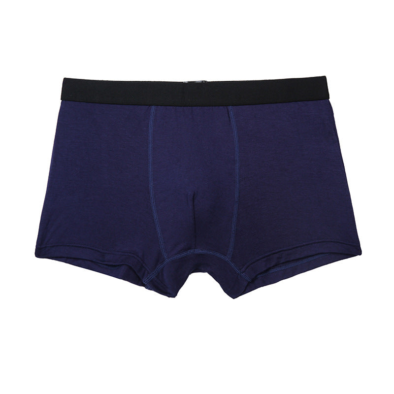 Men's Underwear Summer Boxer Briefs Breathable Four-Corner Style