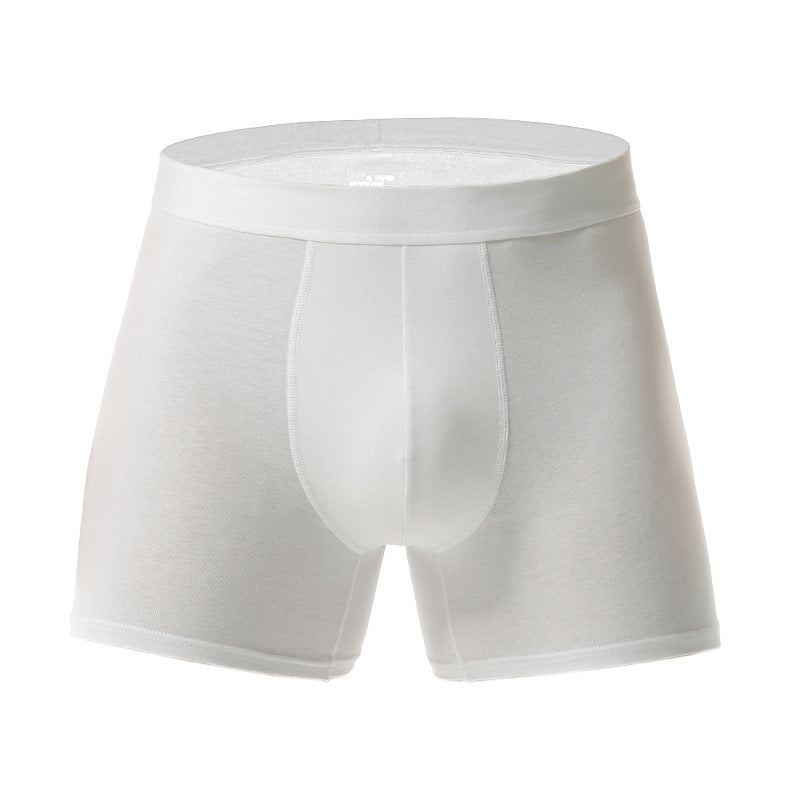 Mens Breathable Cotton Boxer Briefs Plus Size All-Season Intimates