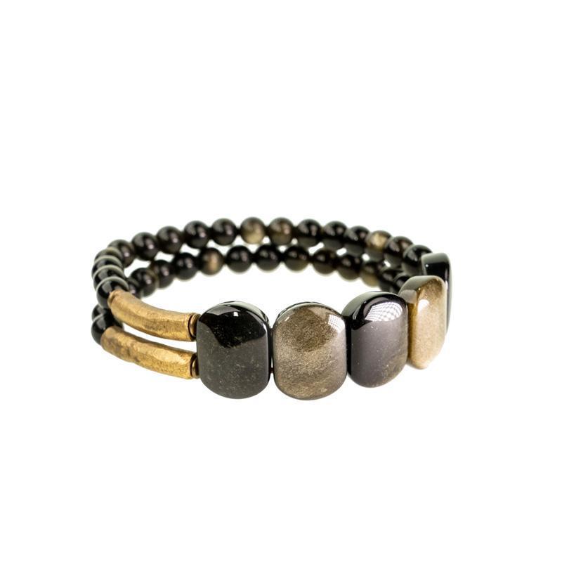 Cat's Eye Double-layer Bracelet For Men And Women