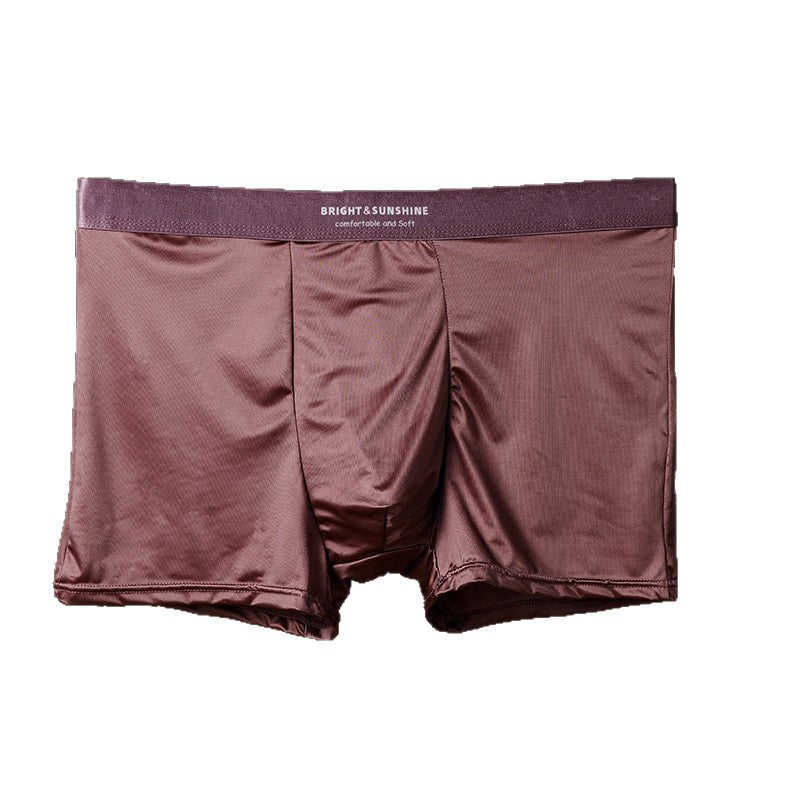 Mens Underwear 10A Antibacterial Crotch Boxer Briefs Breathable Smooth Seamless