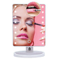 Pursonic dimmable LED vanity mirror with 16 LEDs and triple barrel hair curler for professional beauty results at home