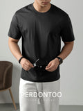 High-end 60S Ice Silk Cool-Feel Men's Short-Sleeve Shirt