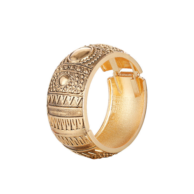 Drum-shaped Bracelet Ladies Niche Design Totem Bracelet