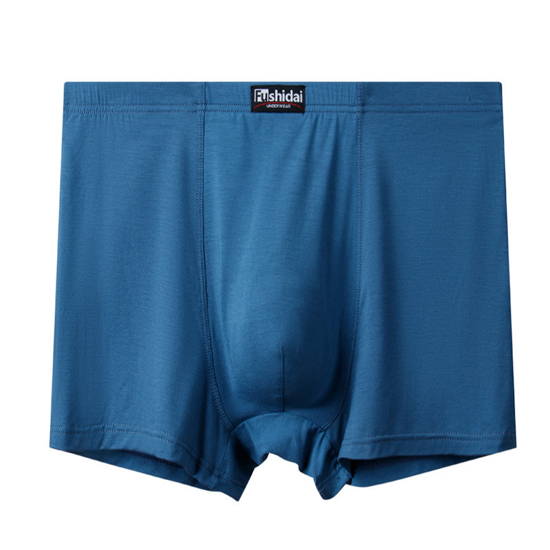 Breathable Plus-Size High-Waist Mens Boxer Briefs