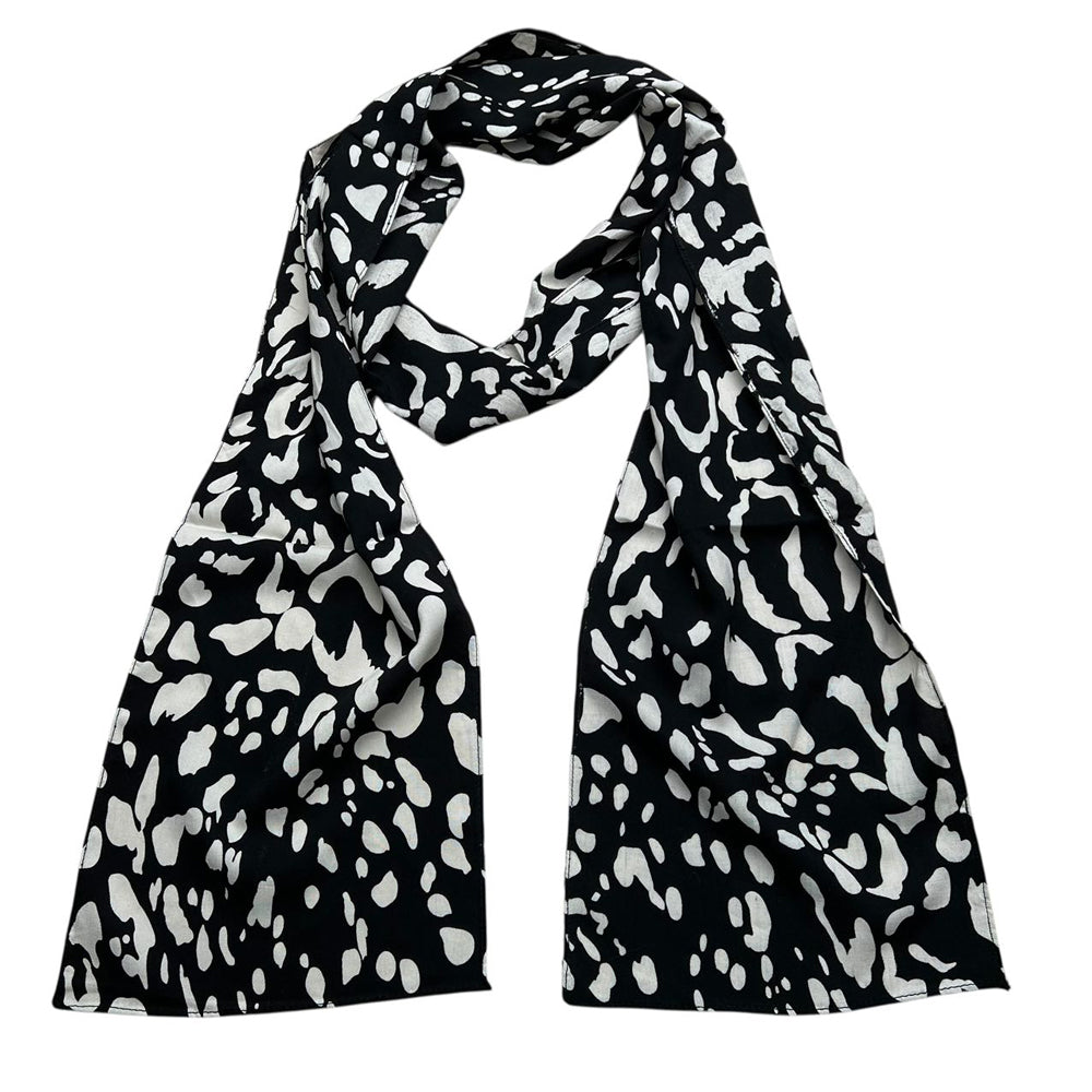 2pcs Abstract Long Scarf,Gallery Opening Bold Abstract Print Makes Artistic Statement,vacation,daily Life,evening Party,Office Appropriate Subtlety For Women Men