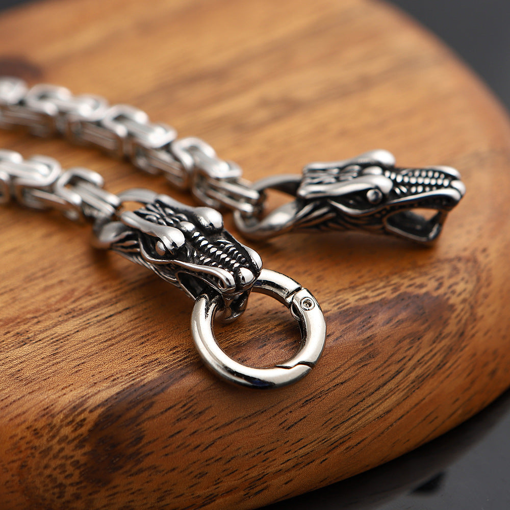 Nordic Viking Myth Stainless Steel Leading Bracelet For Men